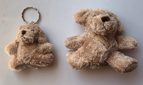 Peluche chien porte clés - chien, et