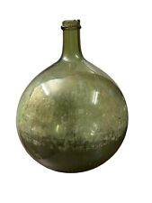 ANCIENNE BOUTEILLE DAME JEANNE BONBONNE DE VIN 9 LITRES VIRESA S N VERRE SOUFFLÉ