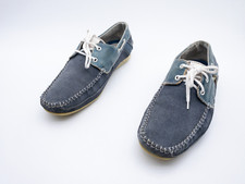 Mocassin Bugatti Pour Hommes Chaussure De Loisir Bleu Taille 42 EU Art. 31258-30