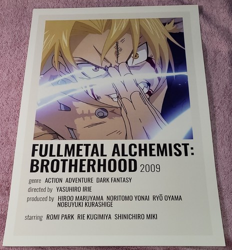 Affiche manga fullmetal - manga,