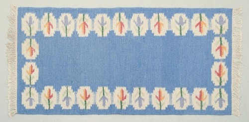Tapis suédois tissé - à, la