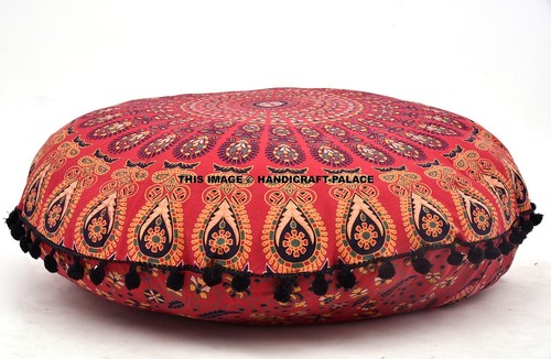 Grand coussin sol mandala - coussin, de