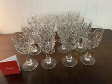 15 Baccarat Crystal Harfleur Model Water Glasses (Price Per Piece)