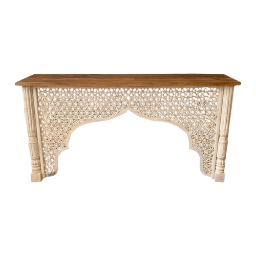 Console bois indienne zhora - console,