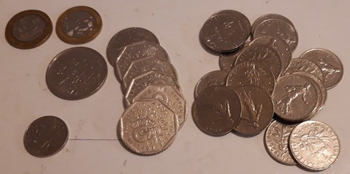 Lot pièces franc - pièces, 1960
