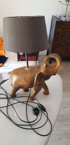 Lampe poser pied éléphant - à,