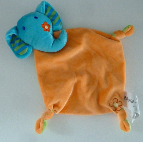 Doudou plat bruin - *.,