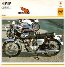Fiche Moto : HONDA CB 450 Mk 1