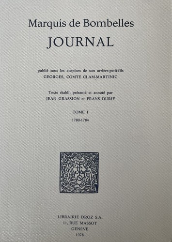 Marquis bombelles journal 8 - marquis,