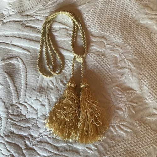 Embrase rideau ancienne ivoire - embrase,