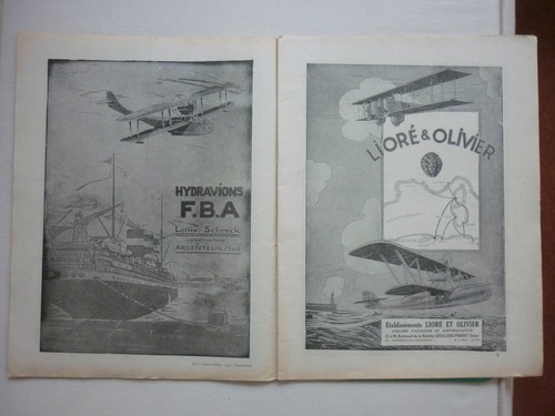 1927 pub hydravions fba - 9/1927,