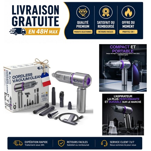 Aspirateur voiture sans fil