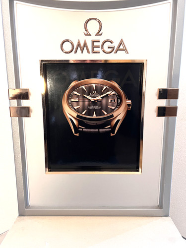 Omega watch display presentoir - display,