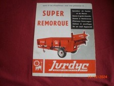 OLD ADVERTISING BROCHURE SUPER TRAILER SPREADER JURYC
