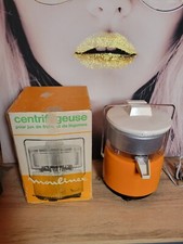 CENTRIFUGEUSE JUS de FRUITS LÉGUMES MOULINEX VINTAGE ANNÉES 70 🍅🍇🥕🍋🍊