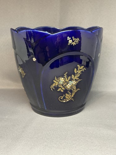 Ancien cache pot decor - pot,