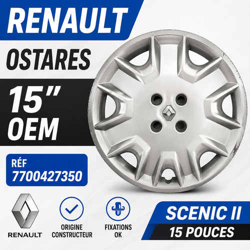 Enjoliveur renault scenic ii - renault,