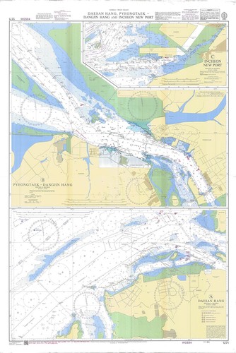 Carte marine admiralty daesan - marine,
