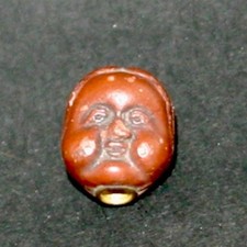 Meiji period Otafuku Ojime