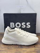 BOSS Sneaker Tricot Blanche Casual Chaussure Homme BOSS 45