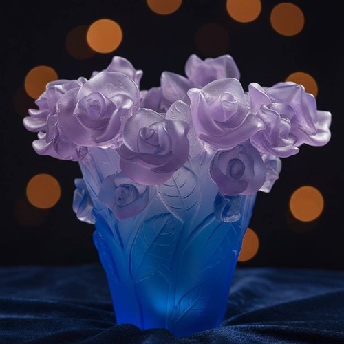 Vase pâte verre fait - en,
