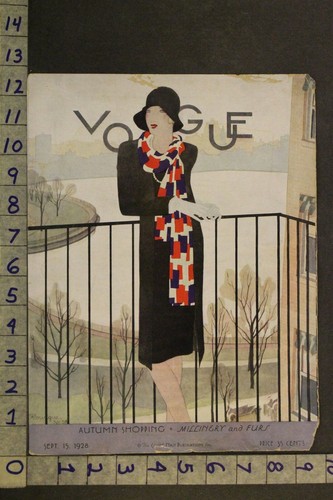 1928 original vintage vogue - original,