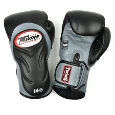Twins Long Manchette Cuir Gants de Boxe Muay Thaï Coup Pied Entraînement Moufles