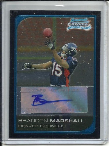 Brandon marshall 2006 bowman - brandon,