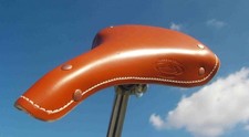 Selle  vélo en cuir - Oxford Cognac - NEUF - Monte grappa - TB Qualité Neuf