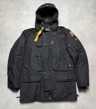PARAJUMPERS Kodiak Masterpiece Series Men's Black Parka Jacket XL Down Lining
