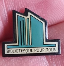 BIBLIOTHEQUE POUR TOUS PIN'S
