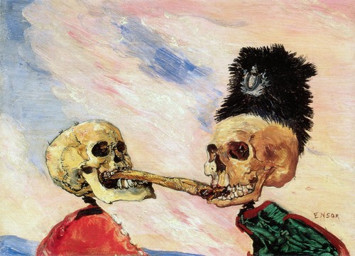 James ensor squelettes - james,