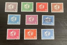 Suisse timbre service OMS