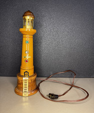 Lampe phare marin vintage en