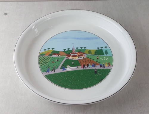 Ancien grand plat - à, tarte