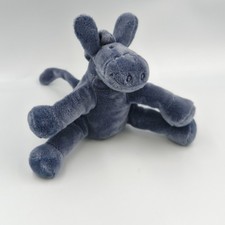 Doudou ane bleu marine poudre