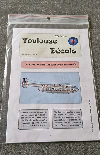 Noratlas decalque 50e - noratlas,