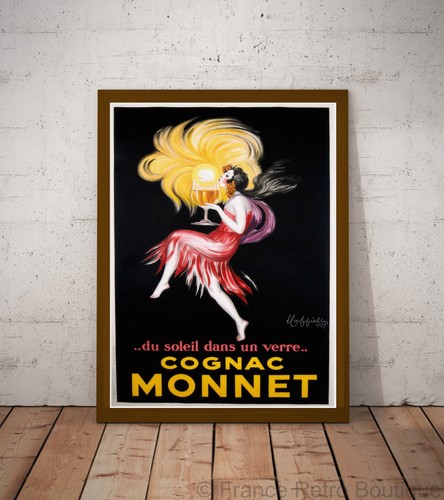 Poster affiche cognac monnet - poster-affiche,