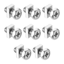 8 Vis M6 X 12 Mm Avec Écrous