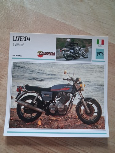 Laverda 1200 1978 - fiche, carte