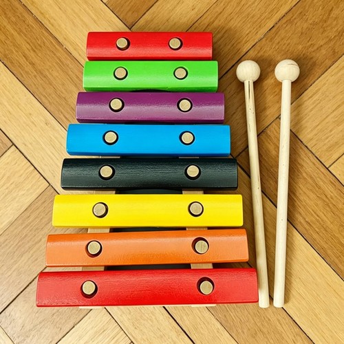 Xylophone bois 8 - xylophone, à