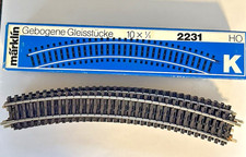 Märklin 2231 HO Gauge Curved Track Section 16-3/4 R30 (Pack of 10 )  LNIB