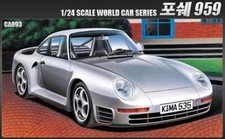 Academy 1/24 Porsche 959 Plastic Model Kit | Iconic Supercar Replica des anné...