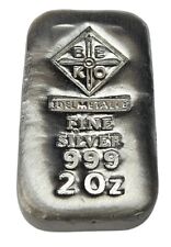 BeKo Precious Metals 2 Oz Silver Bar 999 Fine Silver (Poured) Cast Bar
