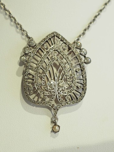Collier ancien argent - ancien, massif