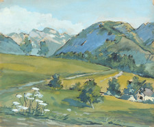 A. Paillard (XX) - Paysage de