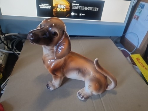 Ceramique chien teckel h - -, 18