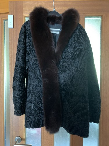 Beau manteau veste - beau, astrakan