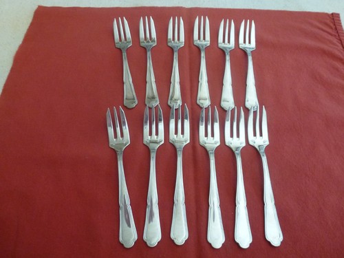 Fourchettes dessert inox - 12, a