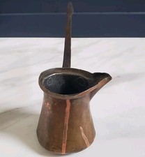 Pot Verseur En Cuivre Et Fer Ancien Antiquité Brocante Collection